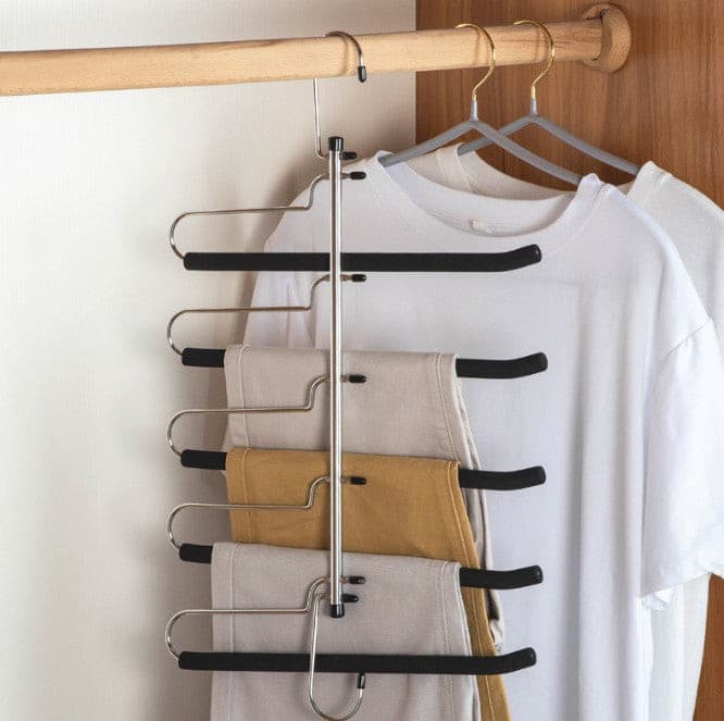 5 Tier Foam Pant Storage Hangers.